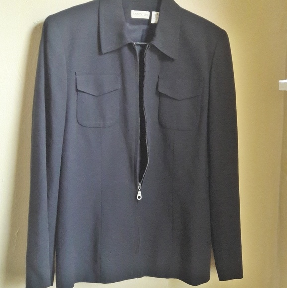 Vintage Ann Taylor front pocket jacket - Picture 1 of 3
